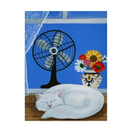 Jan Panico 'Some Like It Hot Cat' Canvas Art,14x19